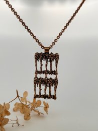 Retro halsband brons