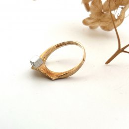 Ring 18k med diamant Lapponia Björn Weckström vintage