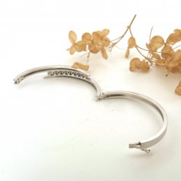 Vintage armring 18karat med diamanter 0,45 carat.