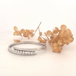 Vintage armring 18karat med diamanter 0,45 carat.
