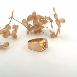 Klackring Lapponia vintage 18 karat