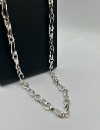 Kraftigt vintage halsband Borgila Stockholm äkta silver