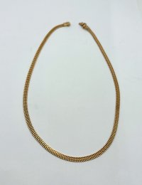 Second hand halsband fiskben 18k guld 16g 45cm