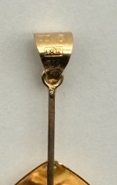 Vintage hängsmycke 18k guld bergkristall 1976