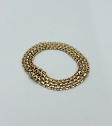 Second hand armband 18k guld X-länk 14,5g 18,5cm