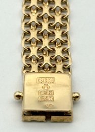 Second hand armband 18k guld X-länk 14,5g 18,5cm