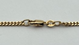 Second hand halsband pansarlänk 18k guld 9,8g 50cm