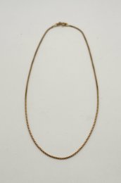 Second hand halsband smal venezialänk 18k guld 3g 38cm