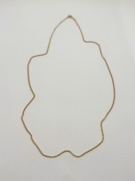 Second hand halsband smal pasnarlänk 18k guld 4,7g 60cm