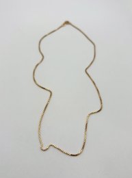 Second hand halsband smal venezialänk 18k guld 3,2g 42cm