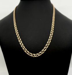 Second hand halsband doserad Bismarck 18k guld 12,4g 45cm