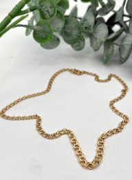 Second hand halsband doserad Bismarck 18k guld 12,4g 45cm