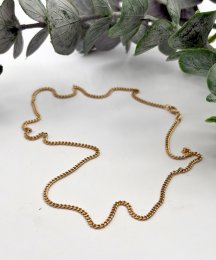 Second hand halsband pansarlänk 18k guld 11,2g 50,5cm