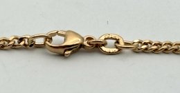 Second hand halsband pansarlänk 18k guld 11,2g 50,5cm
