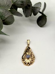 Vintage hängsmycke 18k guld 1957