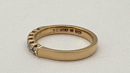 Second hand ring 18k guld diamanter 0,36ct