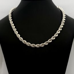 Second hand halsband äkta silver