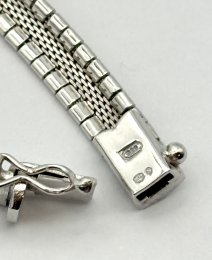 Second hand halsband äkta silver