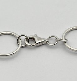 Second hand halsband äkta silver cubic zirconia