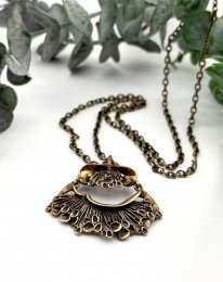 Vintage halsband brons Hannu Ikonen Finland