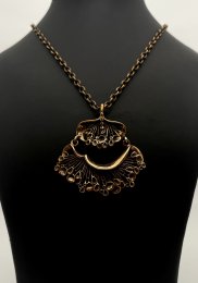 Vintage halsband brons Hannu Ikonen Finland