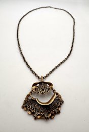 Vintage halsband brons Hannu Ikonen Finland