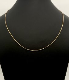 Second hand halsband venezialänk 18k guld 2,6g
