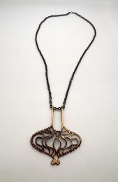 Vintage halsband brons