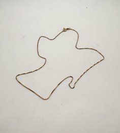 Second hand halsband venezialänk 18k guld.