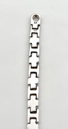Second hand halsband äkta silver 68g