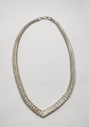 Second hand halsband i äkta silver