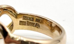 Second hand massiv ring 18k guld bismarck