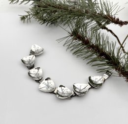 Vintage armband äkta silver 1957