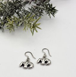 Vintage örhängen äkta silver Björn Kalevala Koru Finland