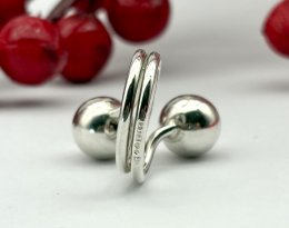 Vintage ring äkta silver 1966