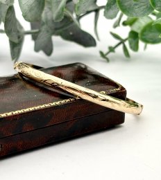 Vintage armring 18k guld 1971 10g