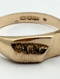 Second hand klackring 18k guld