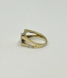 Second hand ring 18k guld diamater 0,16ct