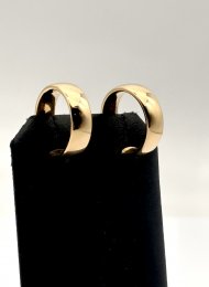 Second hand örhängen creoler 18k guld