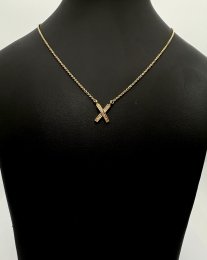 Efva Attling Kisses & Stars Necklace 18k guld diamanter