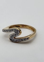 Second hand ring 18k guld diamanter 0,05ct