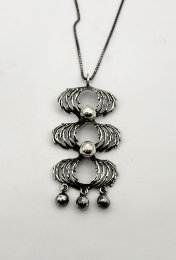 Vintage halsband äkta silver 1971