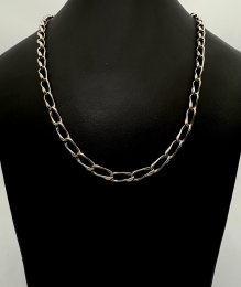 Second hand halsband  äkta silver 80cm