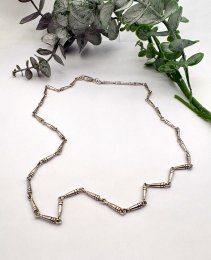 Second hand halsband äkta silver 61 cm