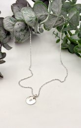 Nyskick halsband Efva Attling Baby Luck Pendant äkta silver