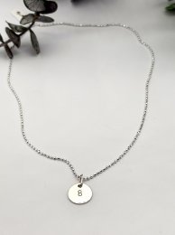 Nyskick halsband Efva Attling Baby Luck Pendant äkta silver