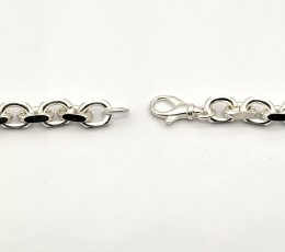 Second hand halsband massiv ankarlänk äkta silver 55 cm