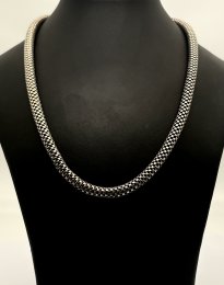 Second hand halsband äkta silver 51cm