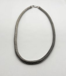 Second hand halsband äkta silver 51cm
