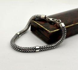 Second hand armband äkta silver 23 cm